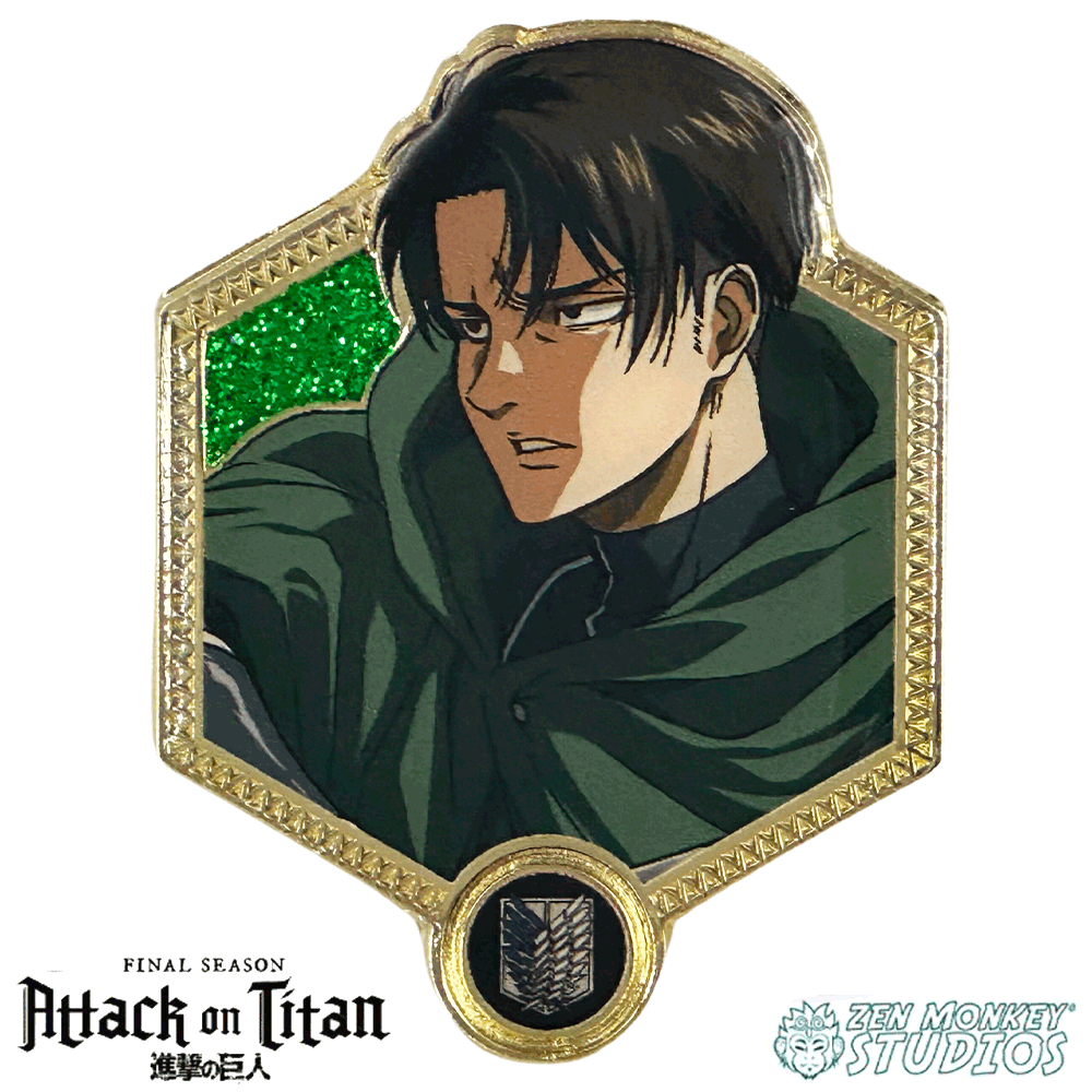 Golden Series 2: Captain Levi - Attack on Titan Pin