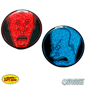 Beavis and Butt-head - Mike Judge's Beavis and Butt-head Glitter Pinset