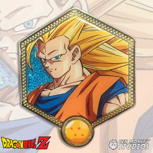 Golden Series 2: Super Saiyan 3 Goku - DBZ Pin