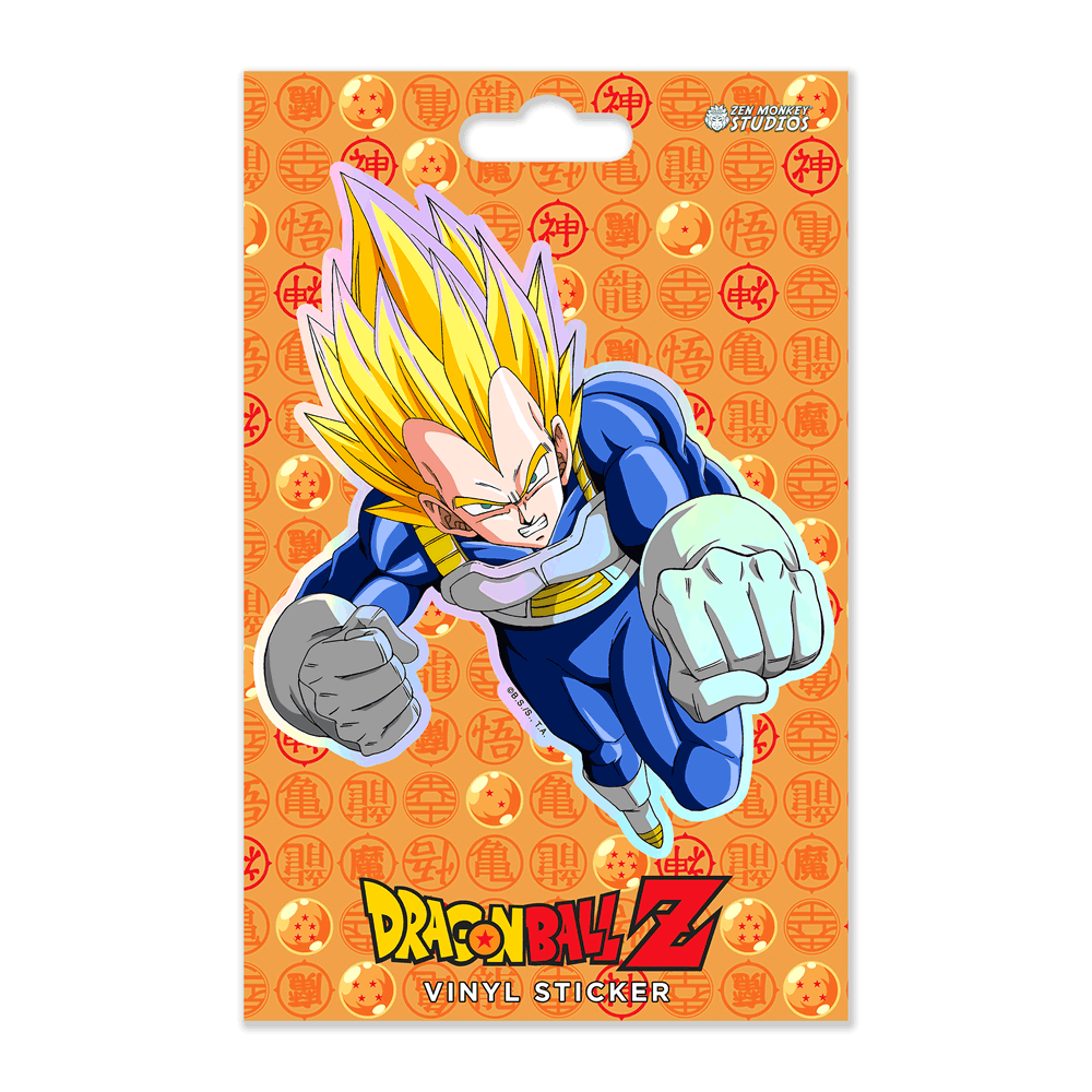 Holographic SSJ Vegeta - DBZ Sticker