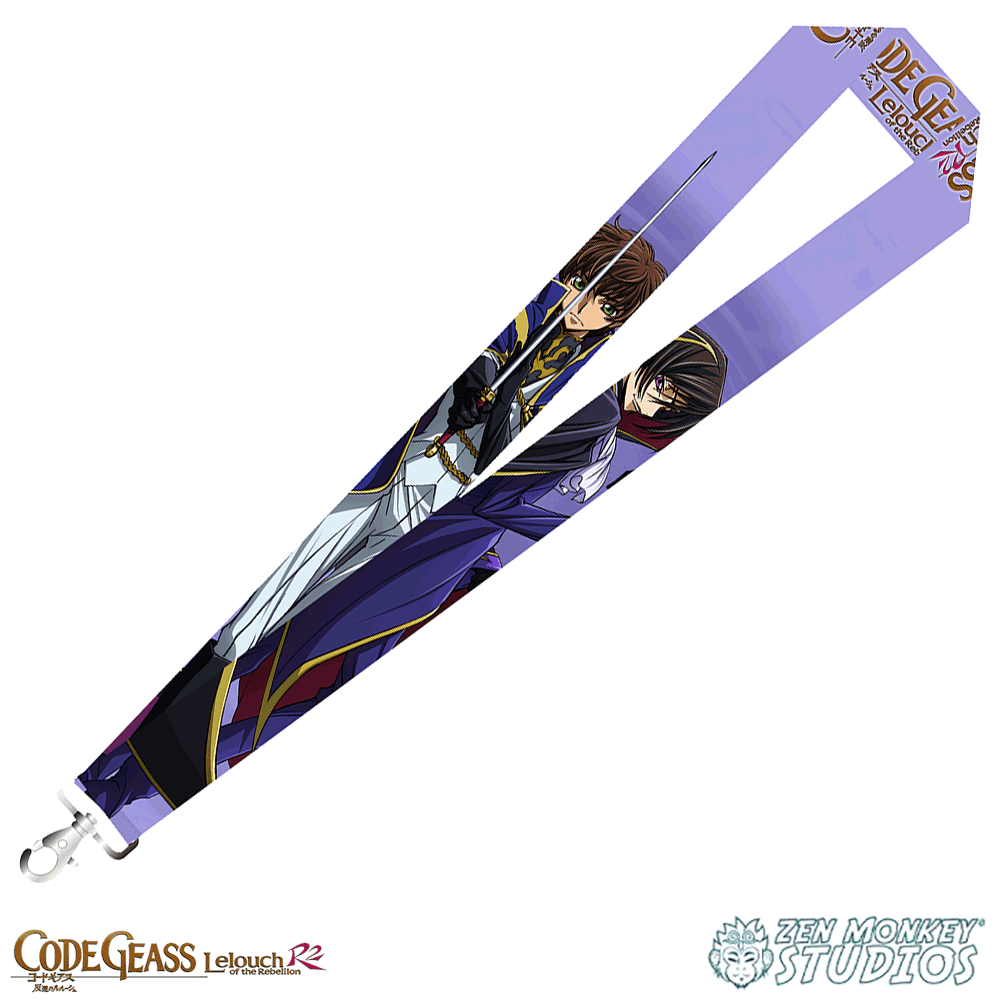 Lelouche and Suzaku - Code Geass Lanyard