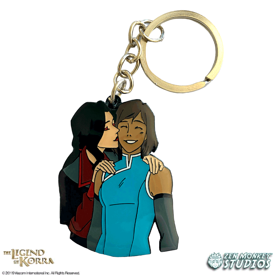 Korrasami's Kiss - The Legend of Korra Keychain