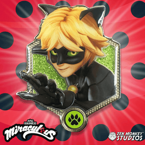 Golden Series 2: Cat Noir - Miraculous Ladybug Pin