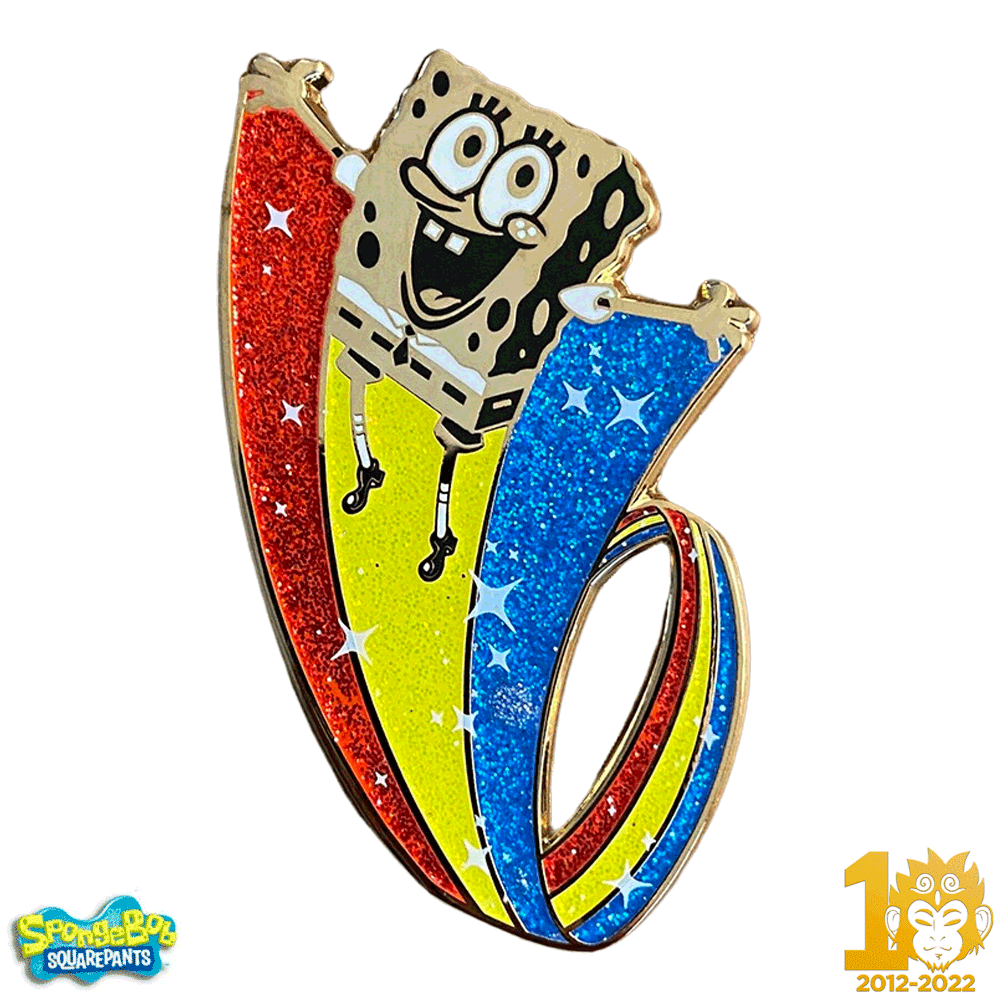 ZMS 10th Anniversary: Shimmering Sparkling Rainbow Trail SpongeBob (August 2023)