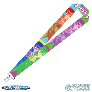 90s Colored Yusuke Urameshi - Yu Yu Hakusho Lanyard