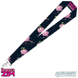 Gir On Pig - Invader Zim Lanyard