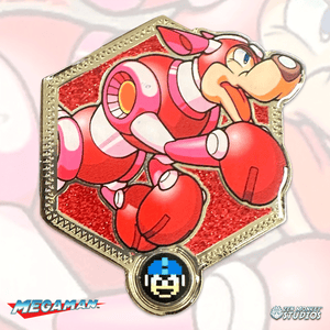 Golden Series 2: Rush - Mega Man Classic Pin