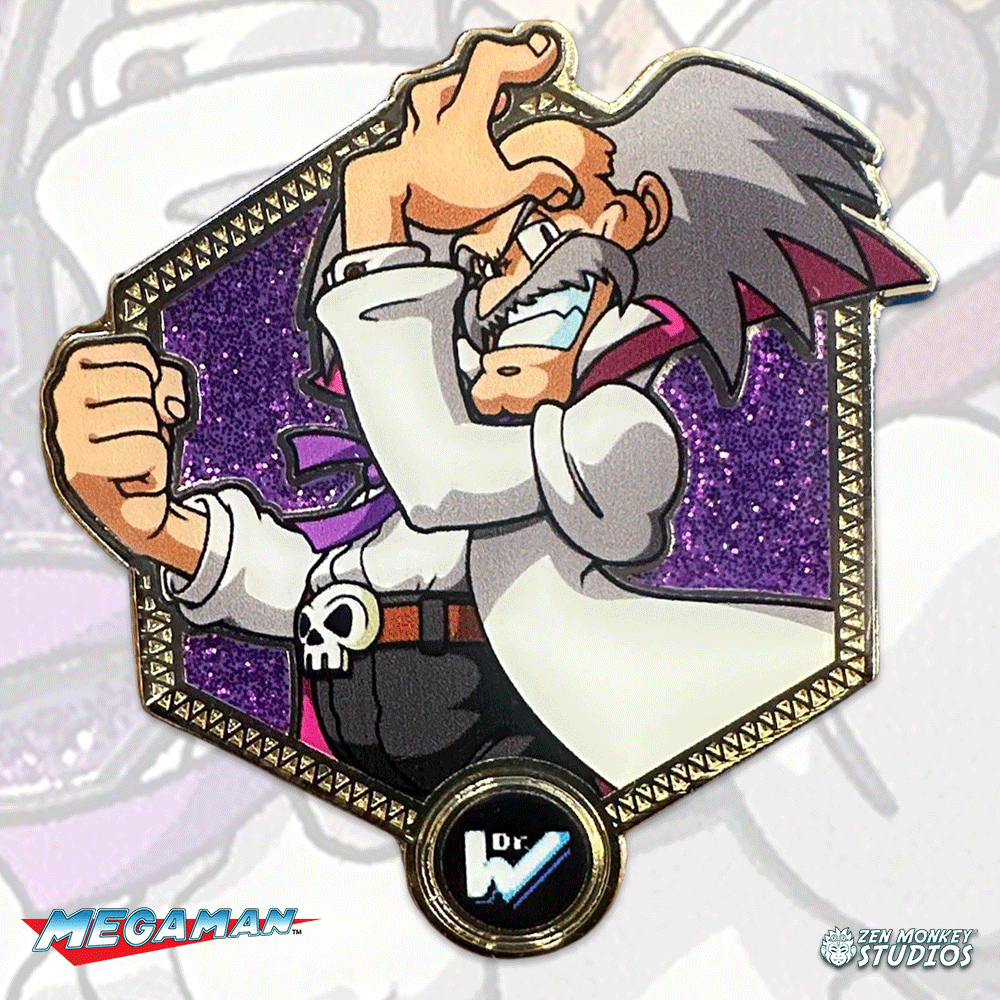 Golden Series 2: Dr. Wily - Mega Man Classic Pin