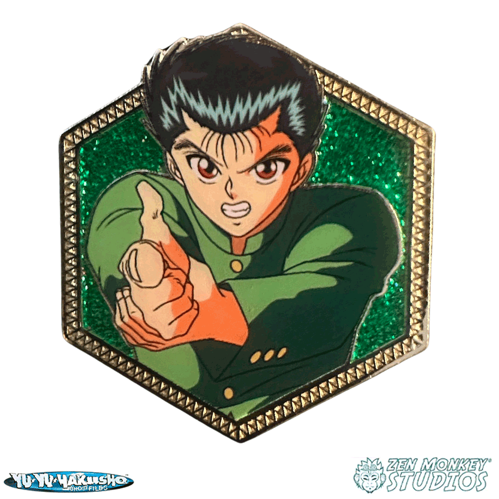 Golden Series 2: Yusuke - Yu Yu Hakusho Collectible Enamel Pin