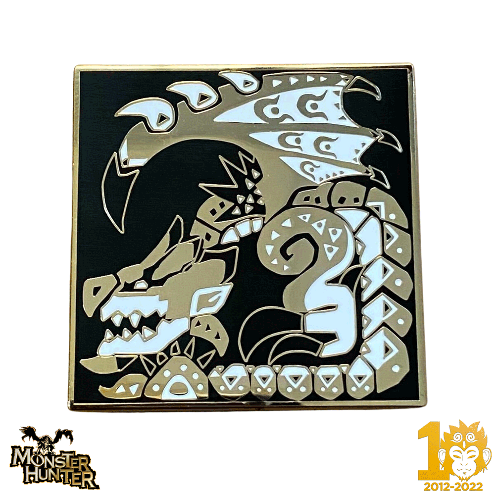 ZMS 10th Anniversary: Rathian -  Monster Hunter Pin