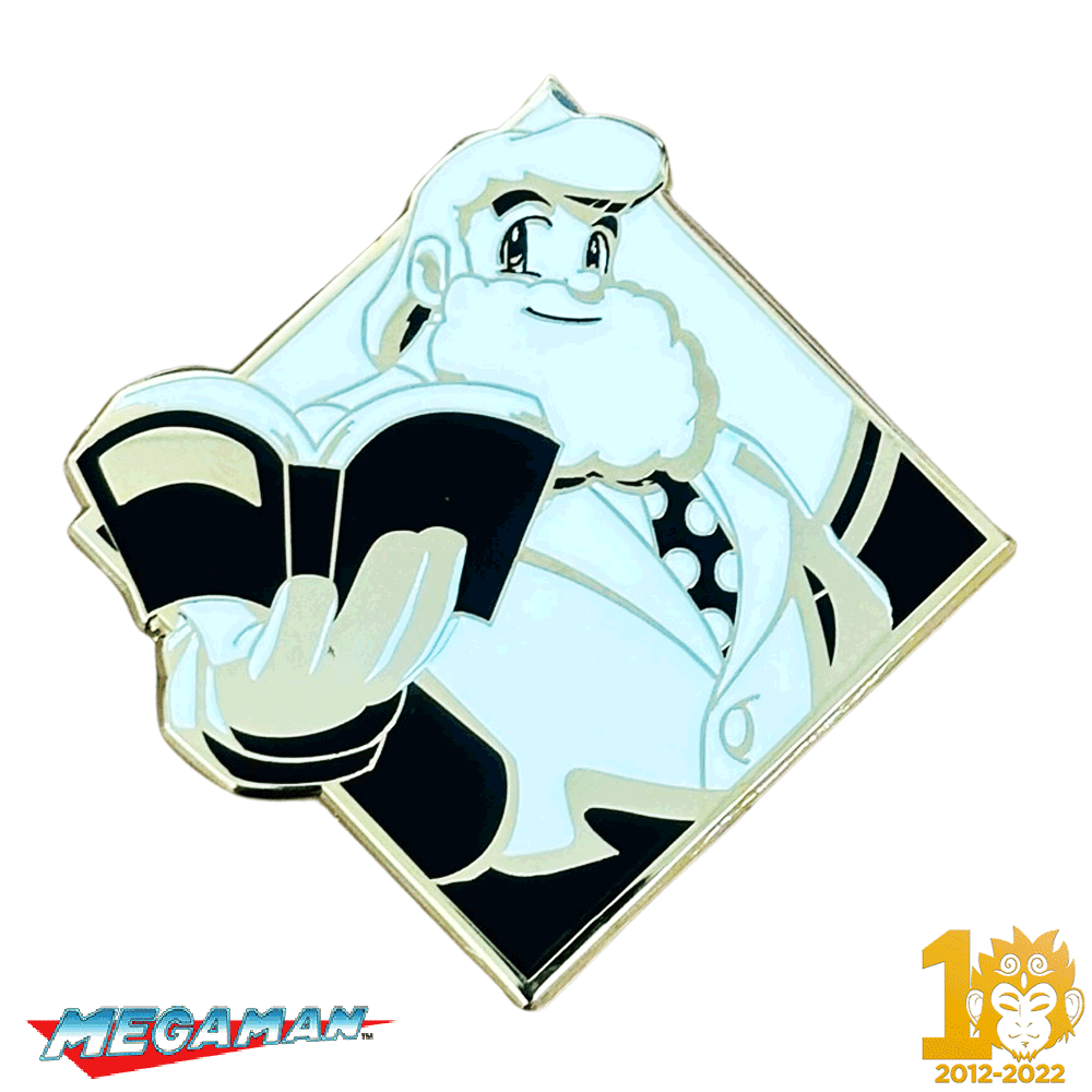 ZMS 10th Anniversary: Dr. Light Classic -  Mega Man Pin