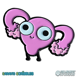 Uterus: Sarah's Scribbles Collectible Pin