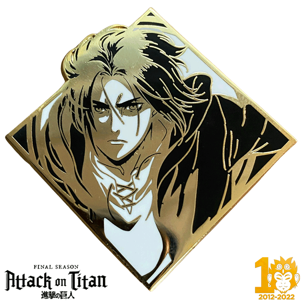 ZMS 10th Anniversary: Eren -  Attack On Titan Final Season Pin