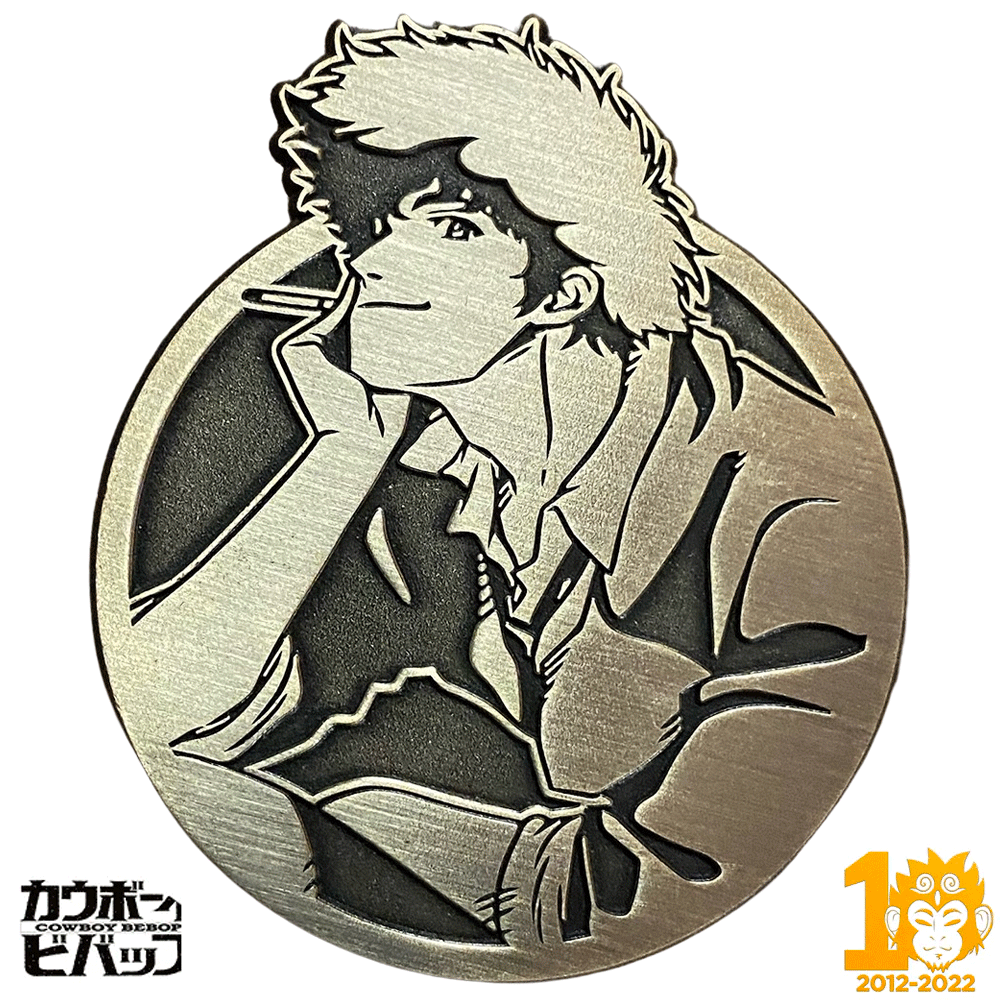 Limited Edition Emblem: Smirking Spike - Cowboy Bebop Enamel Pin