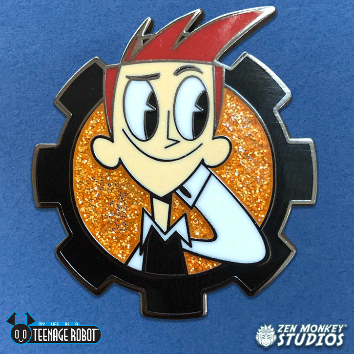 Brad Gear - Teenage Robot Enamel Pin