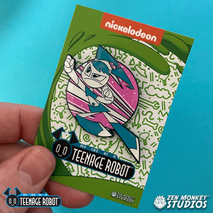 Flying Jenny - Teenage Robot Enamel Pin