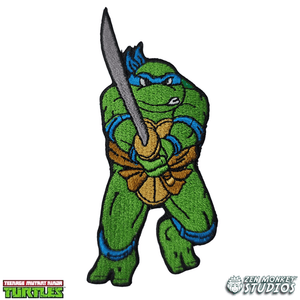 Leaping Leonardo  - TMNT Patch