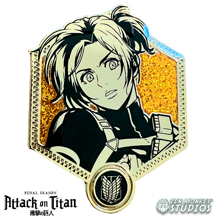 Golden Final Season Sasha Pin  - Attack on Titan Collectible Enamel Pin