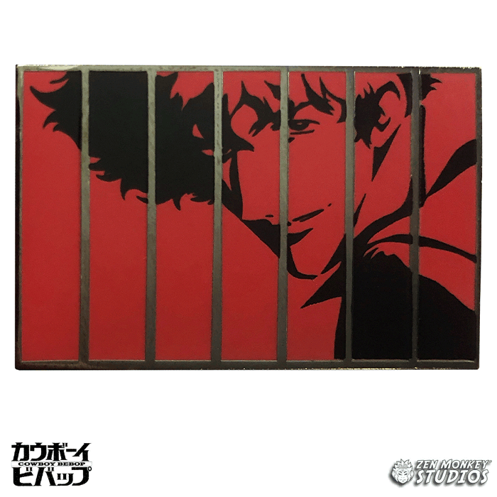 Red Panel Spike (Theme Song) - Cowboy Bebop Enamel Pin