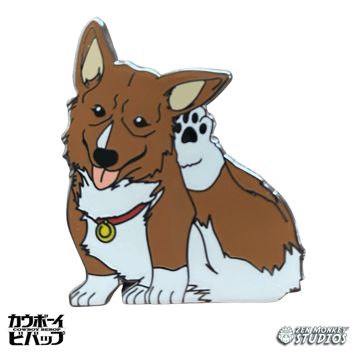 Ein Scratching His Ear - Cowboy Bebop Enamel Pin