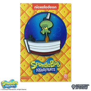 Squidward At Work - Spongebob Squarepants Pin