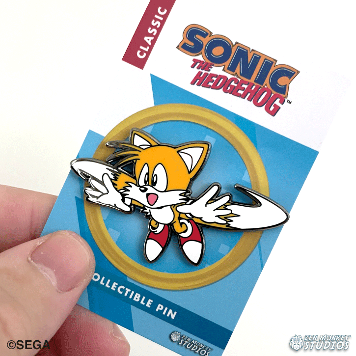 Flying Tails: Classic Sonic The Hedgehog Collectible Pin