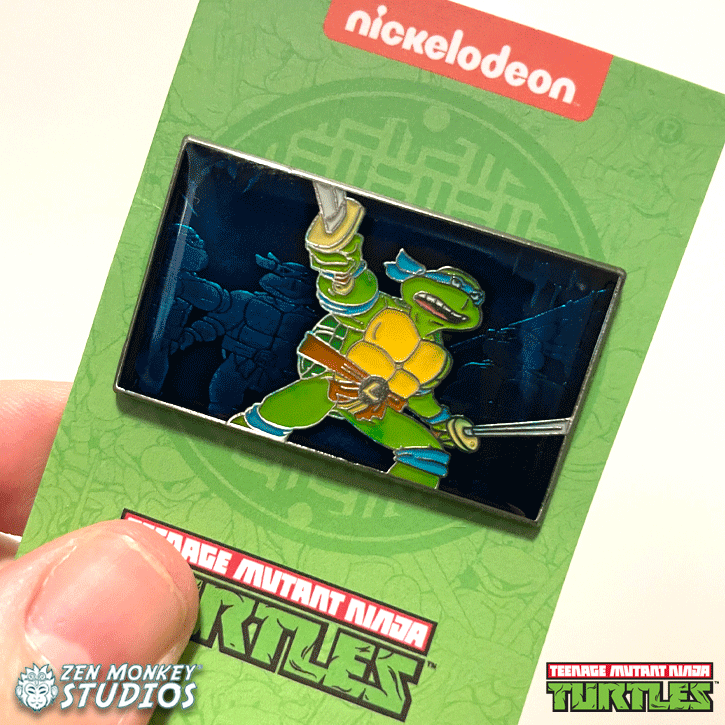 Leonardo Leads: TMNT Collectible Enamel Pin