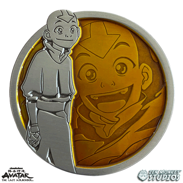 Aang - Portrait Series (Translucent Pin): Avatar The Last Airbender Pin