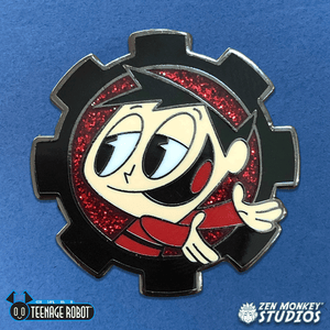 Tuck Gear - Teenage Robot Enamel Pin