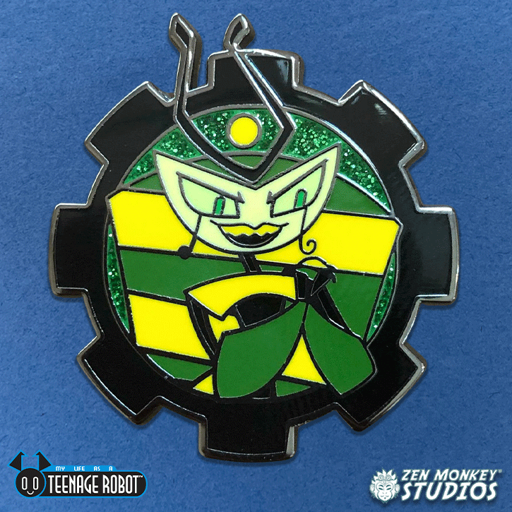 Vexus Gear - Teenage Robot Enamel Pin